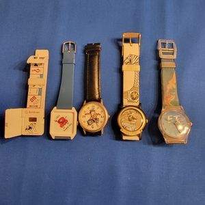 Lot of 5 fun watches